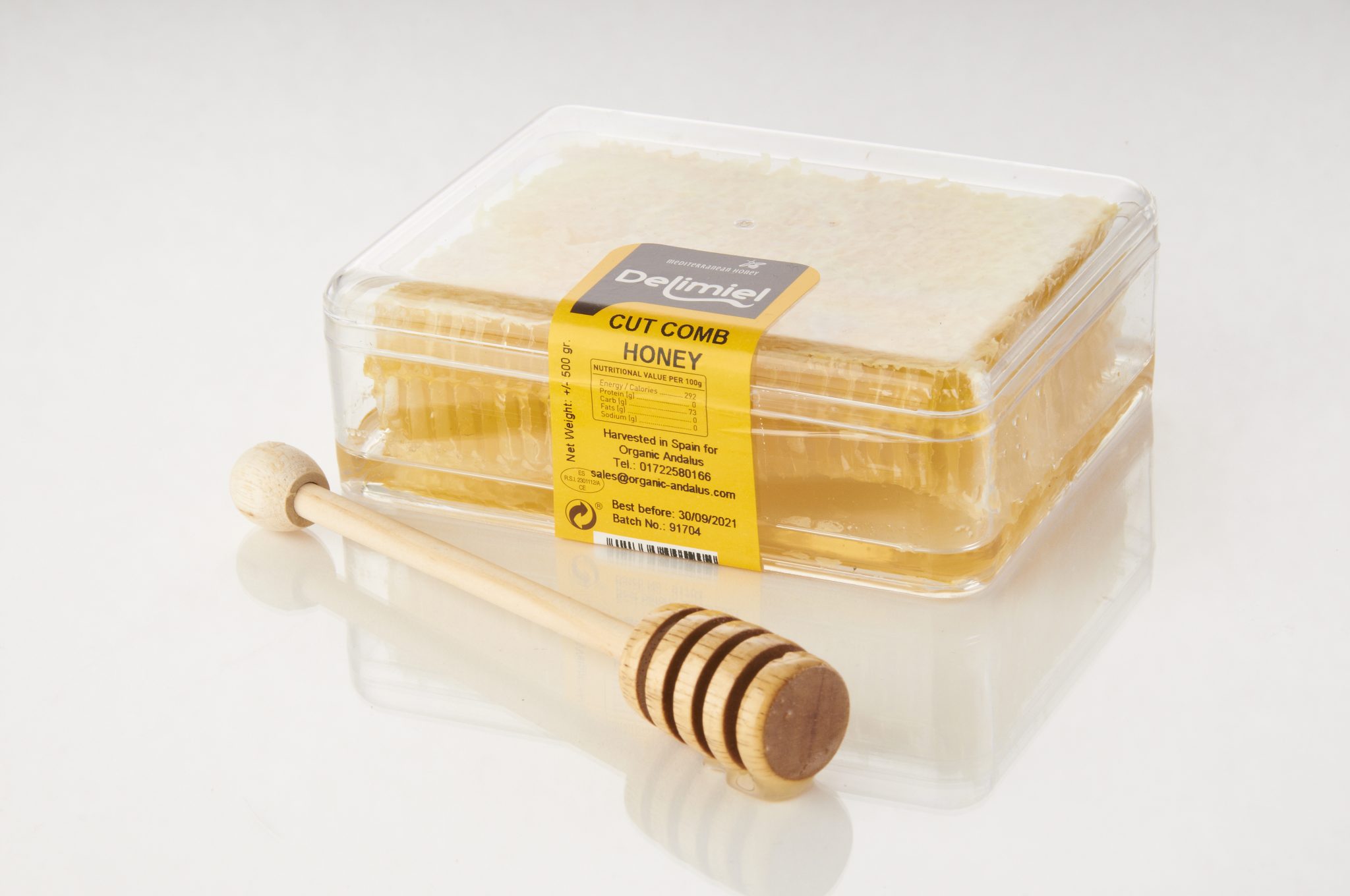 Cut Comb Honey About Naturally Spanish